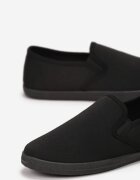  Tenisi Negre Fără șireturi Textil Jaylisa