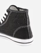  Tenisi Negre Plate cu Perforatii Yelagia