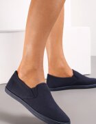 Teniși slip-on din material textil bleumarin Jaylisa
