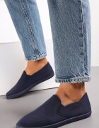  Teniși slip-on din material textil bleumarin Jaylisa