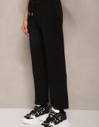 tp collection Pantaloni de trening Negri cu o croială dreaptă cu elastic în talie și buzunare Tiaris