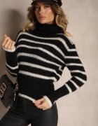 tricot station Maletă Negru Casual cu dungi Nelineth