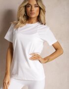  Tricou Alb din Bumbac Lormarka