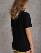  Tricou Negru Clasic Neted din Bumbac Detima