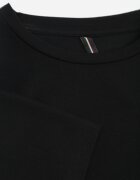  Tricou Negru Clasic Neted din Bumbac Detima