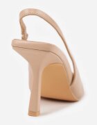 tulipano Sandale Bej cu toc cui tip slingback Worsedi