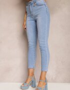uiuj Blugi Albastru deschis cu croială mulată Skinny Galeth