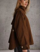 unigirl Geacă Parka de tranziție din bumbac strânsă în talie Nilexis Maro