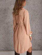 unigirl Rochie Roz tip cămașă Mini din bumbac Zenata