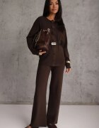 unigirl Set tricotat cu vâscoză tunică elegantă și pantaloni Lovinia Maro