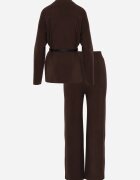 unigirl Set tricotat cu vâscoză tunică elegantă și pantaloni Lovinia Maro