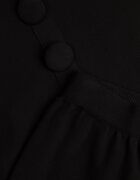 unigirl Set tricotat cu vâscoză tunică elegantă și pantaloni Lovinia Negru