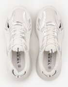 vices Adidași Alb-Argintiu pe Platformă Decorate cu relief Natiselle