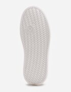 vices Adidași Alb-Auriu pe platformă decorați cu aplicații metalice Nelanil