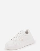 vices Adidași Albi Chunky cu Platformă cu Ornament în Formă de Stea Anatale