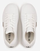 vices Adidași Albi Chunky cu Platformă cu Ornament în Formă de Stea Anatale