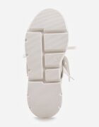 vices Adidași Albi cu Talpă Plată cu Aplicație Geometrică Nelenith