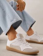 vices Adidași Albi-Gri cu Cusături Decorative sub gleznă Redala