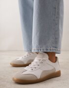 vices Adidași Albi-Gri cu Cusături Decorative sub gleznă Redala