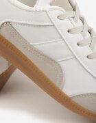 vices Adidași Albi-Gri cu Cusături Decorative sub gleznă Redala