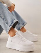 vices Adidași Albi pe Platformă cu Relief Rionessa