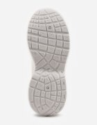 vices Adidași Albi pe Platformă Geometrică cu Perforații Elinata