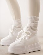 vices Adidași Albi pe talpă groasă foarte căptușiți cu blană Leavinael