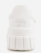 vices Adidași Albi pe Talpă Reliefată în Stil Chunky Myninis