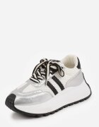 vices Adidași Argintii Streetwear Chunky cu Platformă Ilnatea