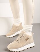 vices Adidași Bej Căptușiți pe Platformă Appopis