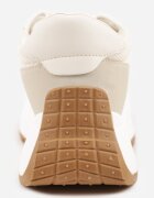 vices Adidași Bej cu șireturi cu platformă cu curele decorative Seliniel