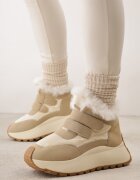 vices Adidași Bej Ghete de zăpadă cu Blăniță pe Platformă cu Scai Nelosena