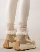 vices Adidași Bej Ghete de zăpadă cu Blăniță pe Platformă cu Scai Nelosena