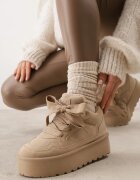 vices Adidași Bej închis cu platformă îmblăniți Naleris