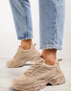 vices Adidași bej închis cu talpă în relief și inserții din plasă Amrogia