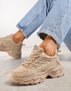 vices Adidași bej închis cu talpă în relief și inserții din plasă Amrogia