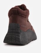 vices Adidași de iarnă Maro cu Platformă decorați cu Text și Blană Lanite