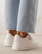 vices Adidași Minimaliști Albi cu stil de Tenis pe Platformă Halanatea