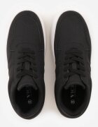 vices Adidași Negre pe platformă cu inscripție în relief cu șireturi Eanneth
