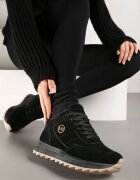 vices Adidași Negri Căptușiți cu Platformă Appopis