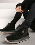 vices Adidași Negri Căptușiți cu Platformă Appopis