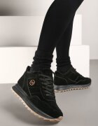 vices Adidași Negri Căptușiți cu Platformă Appopis
