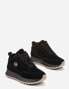 vices Adidași Negri Căptușiți cu Platformă Appopis
