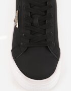 vices Adidași Negri Chunky pe Platformă cu Ornament în formă de Stea Anatale