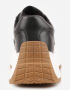 vices Adidași Negri cu platformă decorați cu aplicație metalică Nelviera