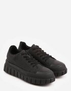 vices Adidași Negri cu platformă stil chunky cu perforații Hypsyllis