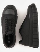 vices Adidași Negri cu platformă stil chunky cu perforații Hypsyllis