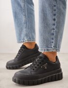 vices Adidași Negri cu Talpă Embosată în stil Chunky Myninis