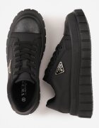 vices Adidași Negri cu Talpă Embosată în stil Chunky Myninis