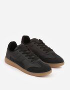 vices Adidași Negri joși cu Cusături Decorative Redala